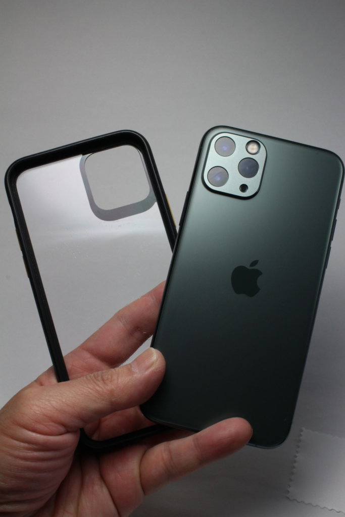 NIMASO カメラカバーNIMASO iPhone 11 Pro・11 Pro Max・iPhone 11 クリアバンパーケース との組みわせその①